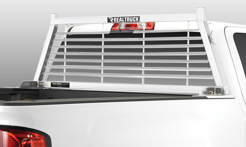 BackRack 17-20 Ford F-250/350/450 SD Louvered Rack Frame ONLY (Req. HW) - White