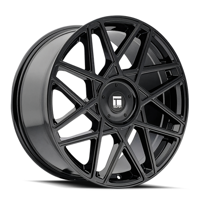 Touren 3266 TR66 17x8 / 5x112/120 BP / 35mm Offset / 74.1mm Hub Gloss Black Wheel
