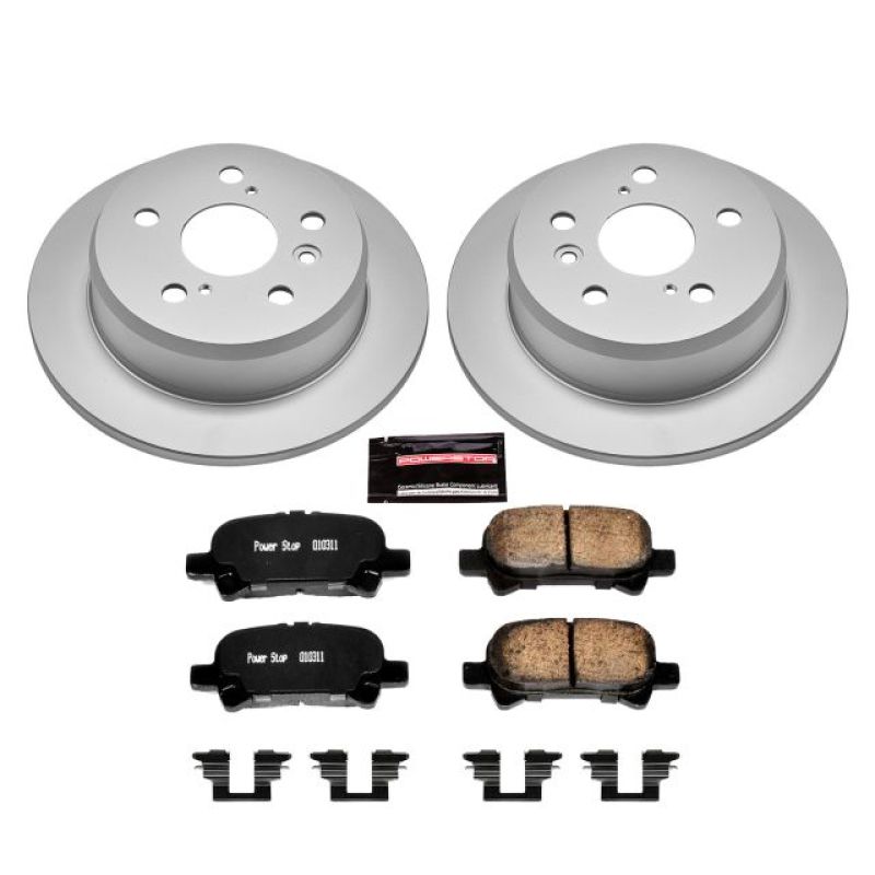 PowerStop Power Stop 05-07 Toyota Avalon Rear Z17 Evolution Geomet Coated Brake Kit