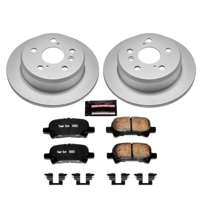 PowerStop Power Stop 05-07 Toyota Avalon Rear Z17 Evolution Geomet Coated Brake Kit