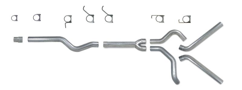 Diamond Eye Performance Diamond Eye KIT 4in Catback MFLR RPLCMENT PIPE DUAL SS: 2006-2007.5 CHEVY/GMC 6.6L 2500/3500