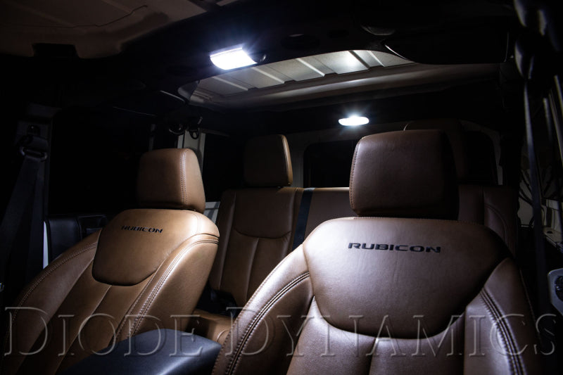 Diode Dynamics Wrangler JK 4dr Interior Kit Stage 1 - Red
