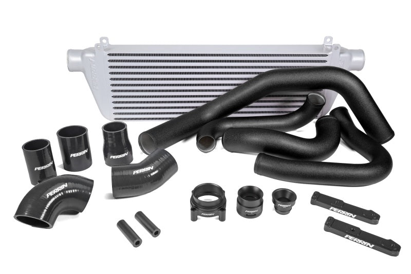 Perrin Performance PERRIN 22-26 Subaru WRX Front Mount Intercooler Kit (Black Tubes & Silver Core)