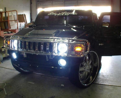 ORACLE Lighting Oracle 03-10 Hummer H2 LED Fog Light Halo Kit - Green