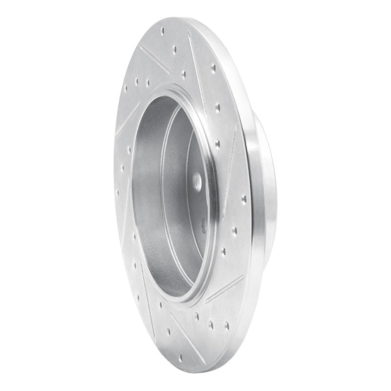 R1 Concepts R1 91-99 Mercedes-Benz 300SD Rear Left Drilled & Slotted Silver Brake Rotor