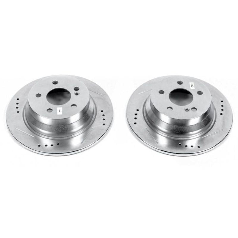 PowerStop Power Stop 14-16 Mercedes-Benz E250 Rear Evolution Drilled & Slotted Rotors - Pair