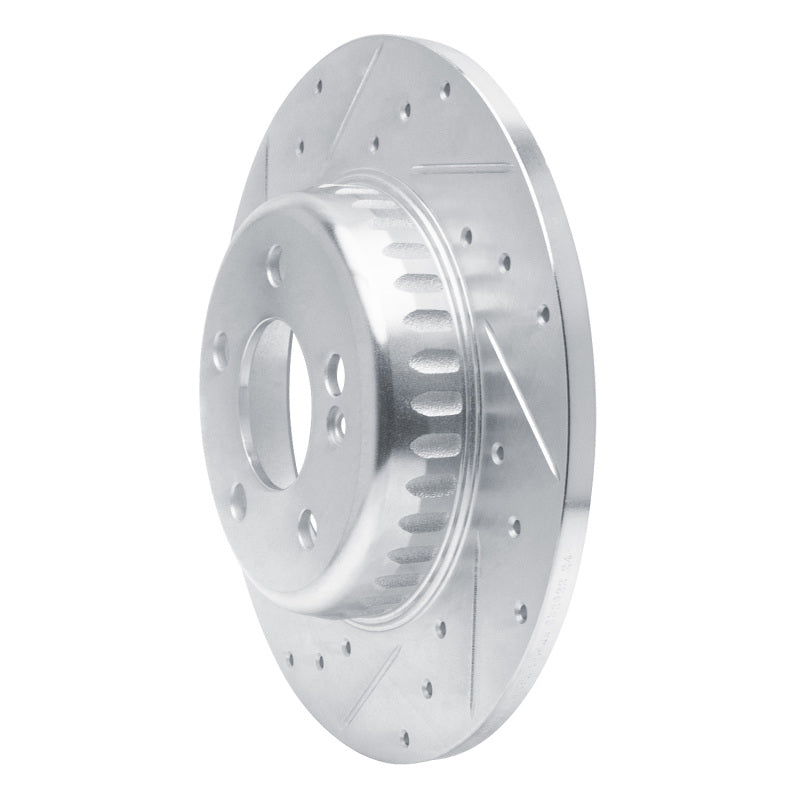 R1 Concepts R1 15-21 Mercedes-Benz C200 (Mexico) Rear Left Drilled & Slotted Silver Brake Rotor
