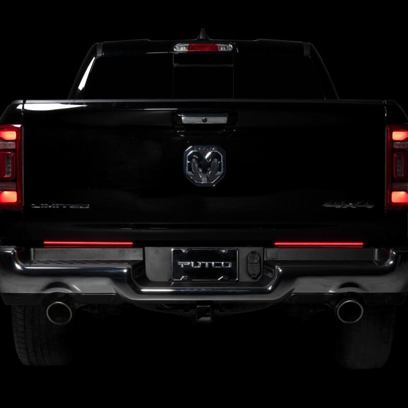 Putco 09-22 Jeep Wrangler JK/19-22 Ram 1500/2500 18in Split Red Light Blade Direct Fit Kit Red/White