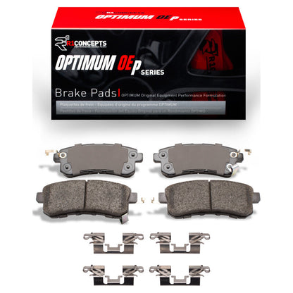 R1 Concepts R1 10-24 Infiniti QX56 Rear Optimum OE Brake Pads & Hardware Kit