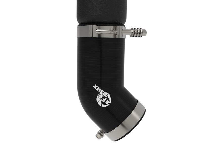 aFe BladeRunner 3-1/2in Aluminum Cold Charge Pipe Black RAM Diesel Trucks 25-26 L6-6.7L (td)