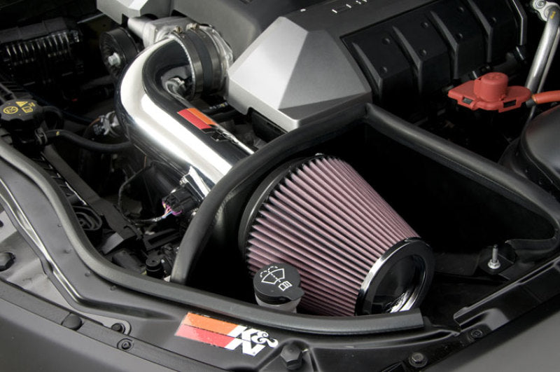 K&N Engineering K&N 10 Camaro 6.2L V8 Polished Typhoon Short Ram Intake