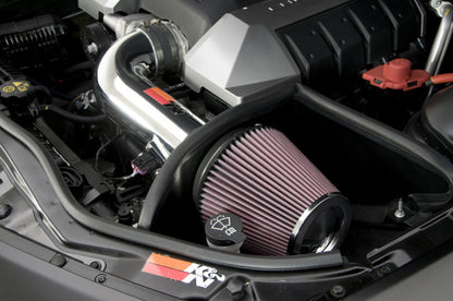 K&N Engineering K&N 10 Camaro 6.2L V8 Polished Typhoon Short Ram Intake