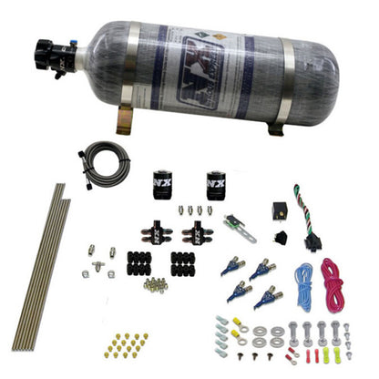 Nitrous Express 4 Cyl Gasoline EFI Nitrous Kit (50-250HP) w/Composite Bottle