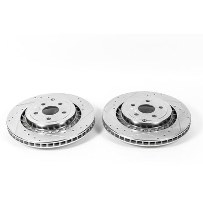 PowerStop Power Stop 15-17 Chevrolet SS Rear Evolution Drilled & Slotted Rotors - Pair