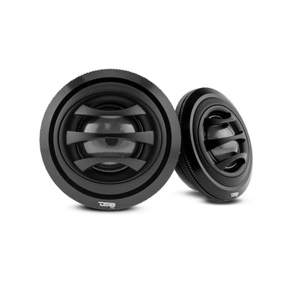 DS18 2.5in Dome Tweeters Neodymium Aluminum Body 50 Watts RMS 1in Silk Vc 4 ohm