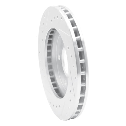 R1 Concepts R1 88-96 Buick Regal Front Right Drilled & Slotted Silver Brake Rotor