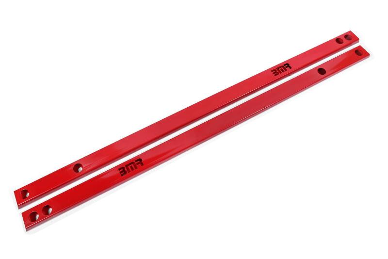 BMR Suspension BMR 15-20 S550 Mustang Chassis Jacking Rails (Shorter Tube) - Red