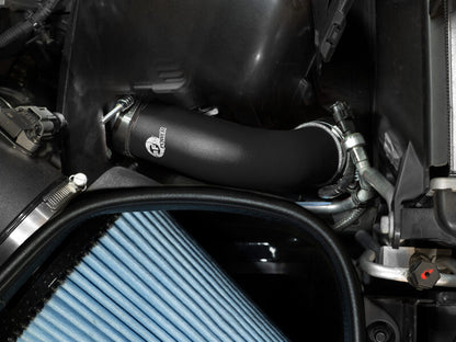 aFe BladeRunner 3in Aluminum Hot Charge Pipe Black RAM Diesel Trucks 25-26 L6-6.7L (td)