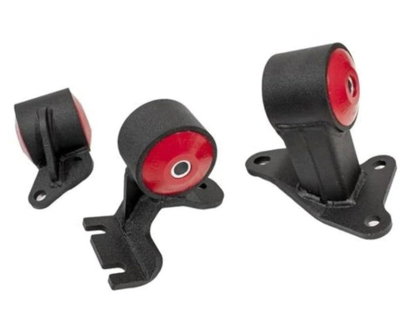 Innovative Mounts Innovative 88-91 Civic B-Series Black Steel Mounts 75A Bushings (RHD Only Cable)