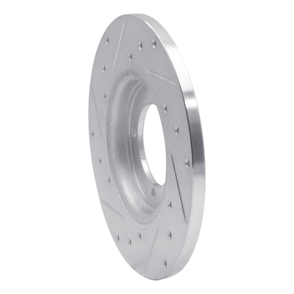 R1 Concepts R1 78-83 Dodge CHALLENGER Front Right Drilled & Slotted Silver Brake Rotor