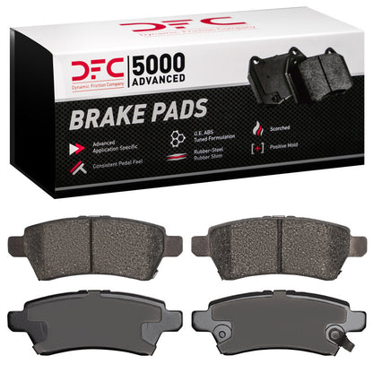 DFC 05-12 Nissan Pathfinder Rear 5000 Advanced Ceramic Brake Pads