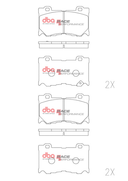 DBA 2023+ Nissan Z (Z34) RP Performance Front Brake Pads