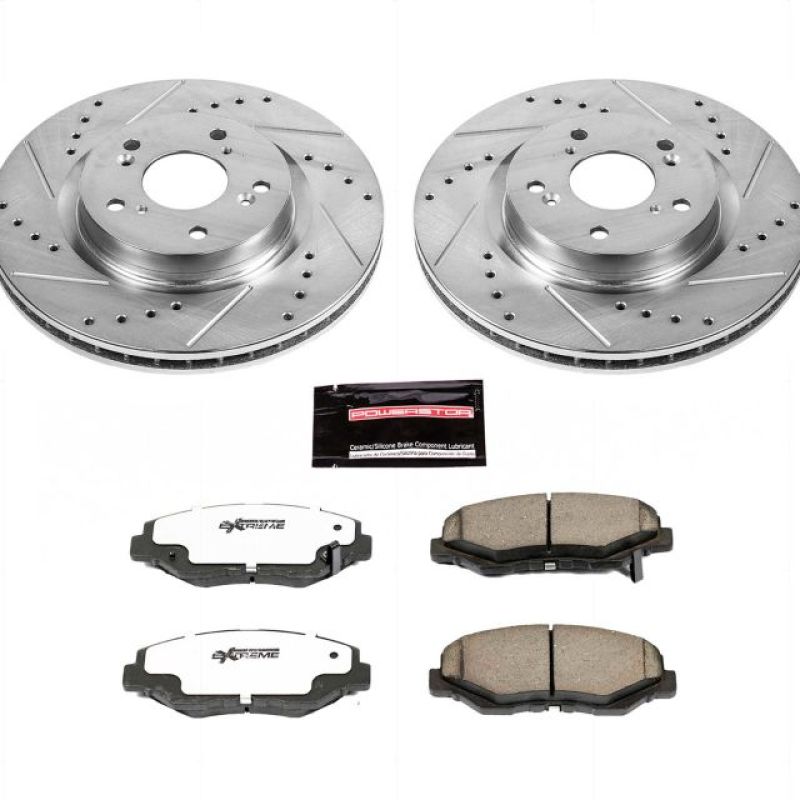 PowerStop Power Stop 12-16 Honda CR-V Front Z26 Street Warrior Brake Kit
