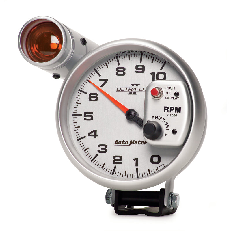 Autometer Ultra-Lite II 5 Inch 10000 RPM Tach w/ Shift Light