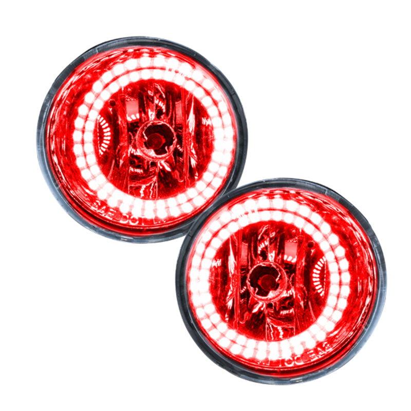 ORACLE Lighting Oracle 04-12 Nissan Titan LED Fog Light Halo Kit - Red