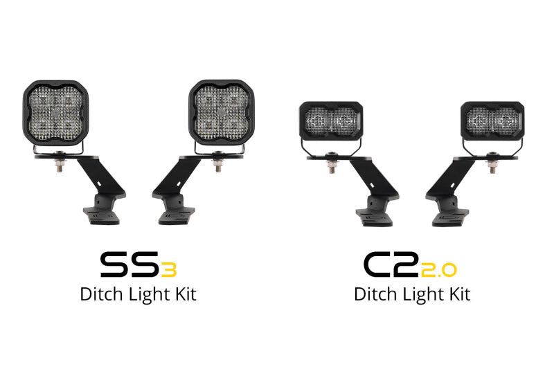 Diode Dynamics 19-21 Ford Ranger Pro SS3 LED Ditch Light Kit - Yellow Combo