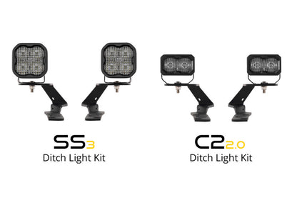 Diode Dynamics 19-21 Ford Ranger Pro SS3 LED Ditch Light Kit - Yellow Combo