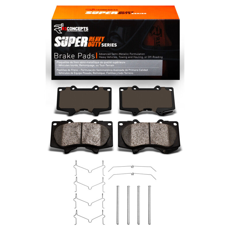 R1 Concepts R1 10-24 Lexus GX460 Front Super Duty Pads & Hardware Kit