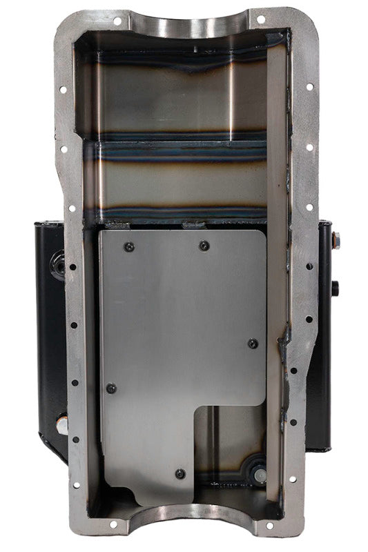 Moroso Ford 351W (w/Rear Sump) Kicked Out Circle Track Baffled Wet Sump 9qt 7.5in Steel Oil Pan