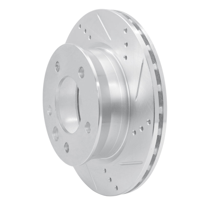 R1 Concepts R1 02-06 Dodge Sprinter 2500 Front Right Drilled & Slotted Silver Brake Rotor
