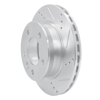 R1 Concepts R1 02-06 Dodge Sprinter 2500 Front Right Drilled & Slotted Silver Brake Rotor