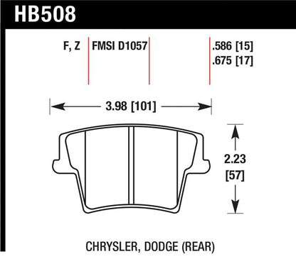 Hawk Performance Hawk HPS Street Brake Pads