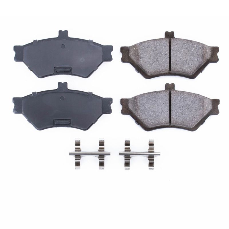 PowerStop Power Stop 95-97 Ford Crown Victoria Front Z17 Evolution Ceramic Brake Pads w/Hardware