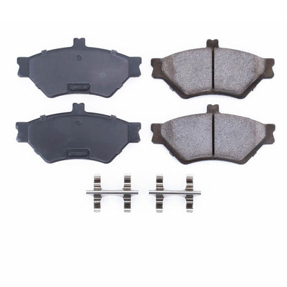 PowerStop Power Stop 95-97 Ford Crown Victoria Front Z17 Evolution Ceramic Brake Pads w/Hardware