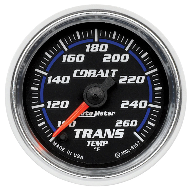 Autometer Cobalt 52mm 100-260 Deg F Electronic Trans Temp Gauge