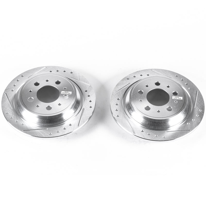 PowerStop Power Stop 99-00 Volvo S70 Rear Evolution Drilled & Slotted Rotors - Pair