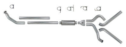 Diamond Eye Performance Diamond Eye KIT 4in Turbo Back DUAL SS: 94-02 DODGE CUMMINS 5.9L