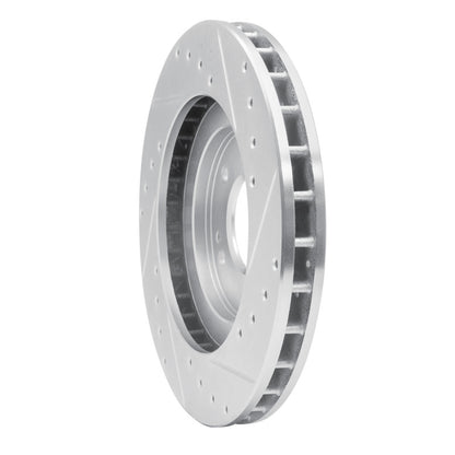 R1 Concepts R1 91-93 Dodge STEALTH Front Left Drilled & Slotted Silver Brake Rotor