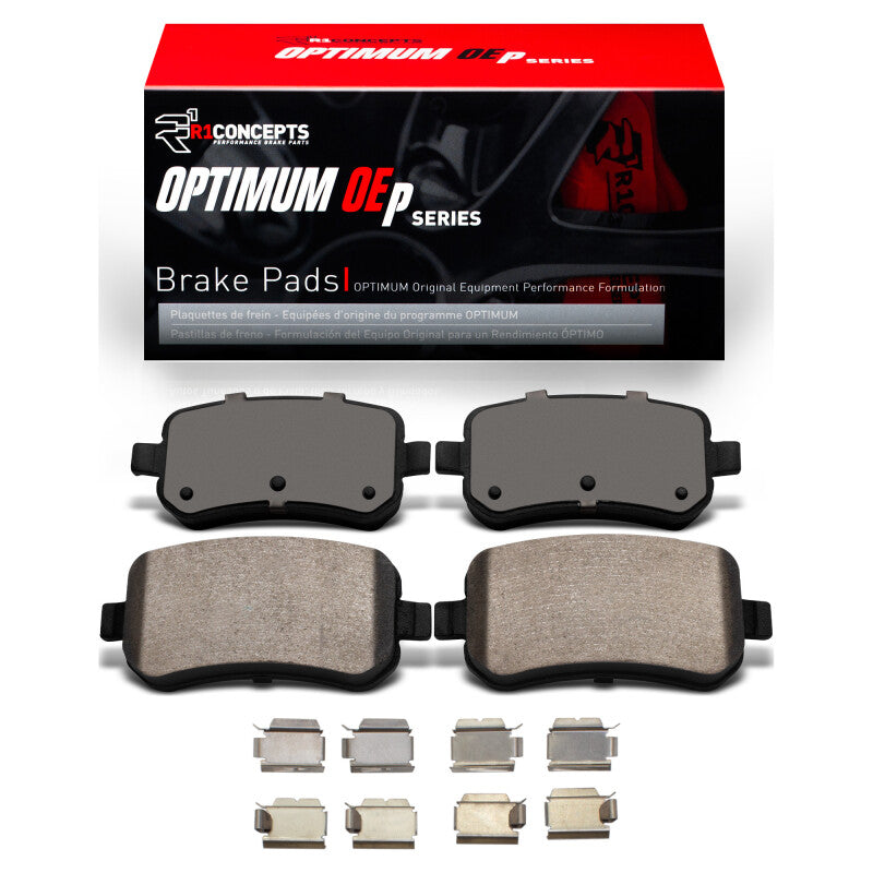 R1 Concepts R1 08-12 Chrysler Town & Country Rear Optimum OE Brake Pads & Hardware Kit