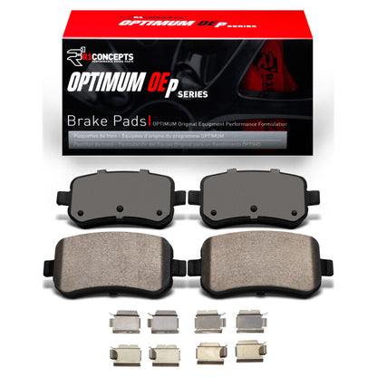 R1 Concepts R1 08-12 Chrysler Town & Country Rear Optimum OE Brake Pads & Hardware Kit