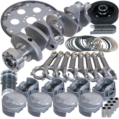 Eagle Chevy 454 1Pc 4.250in Crank 6.385in I-Beam Rods 4.320in Pistons 168 Tooth FP Balanced Assembly