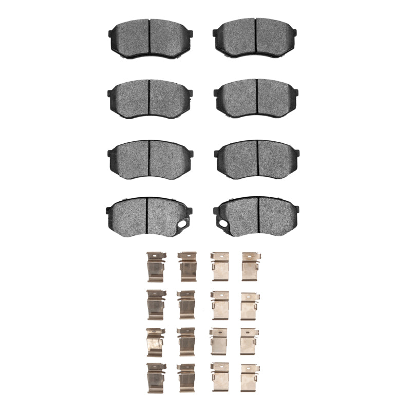 DFC 95-04 Mitsubishi Fuso FE Front 4000 HybriDynamic Brake Pads and Hardware Kit