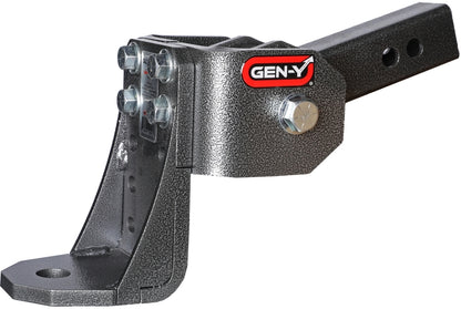 GEN-Y Hitch Gen-Y Glyder Torsion-Flex 2in Shank 6in Drop 7K Hitch w/Ball Platform/1in Diameter Mounting Hole