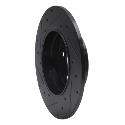 R1 Concepts R1 94-11 Mercedes-Benz CLK350 Rear Right Drilled & Slotted Black Brake Rotor