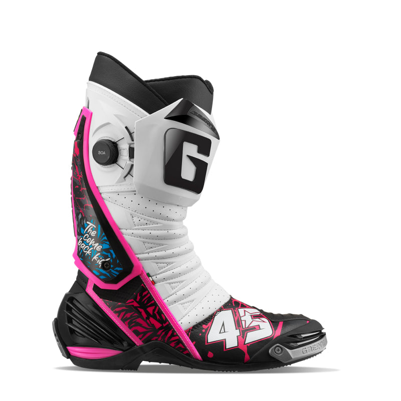 Gaerne GP1 Limited Series Scott Redding Replica Boot Bold White/Pink Size 12