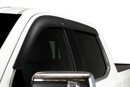 Husky Liners 09-18 Dodge RAM 1500 EC/QC In-Channel Mount Ventvisor Low Profile 4pc - Matte Black